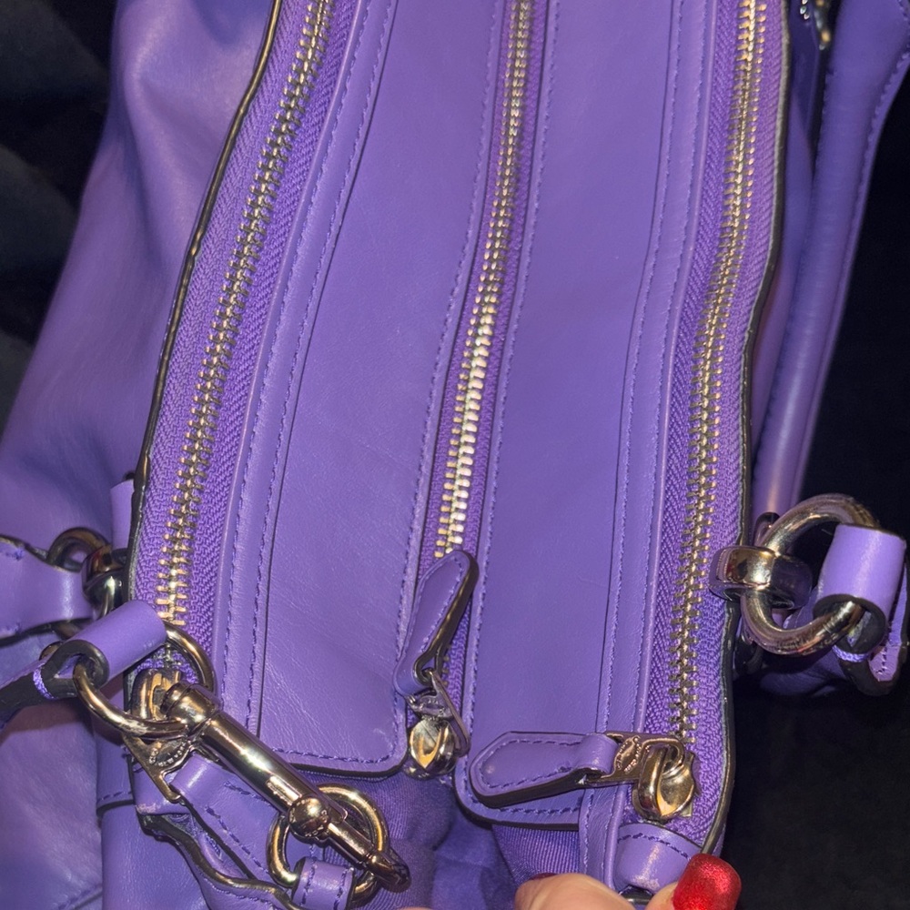 Coach Vibrant Purple Satchel Bag - Picture 4 of 16